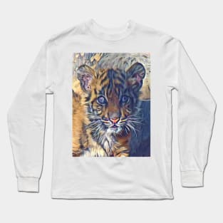 Sumatran Tiger cub Long Sleeve T-Shirt